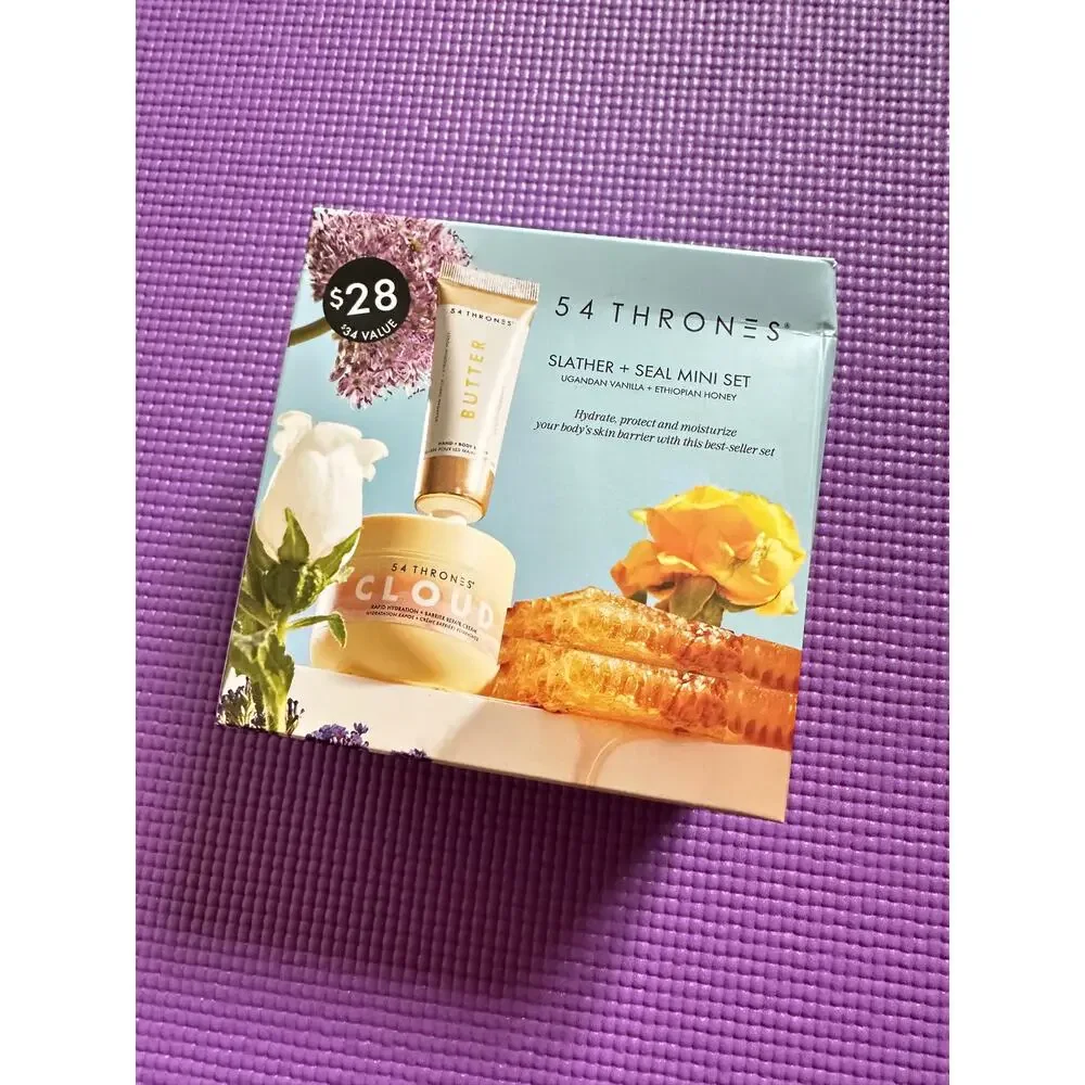 54 Thrones Slather + Seal Mini Set Body Moisturizer Cloud Cream & Beauty Butter